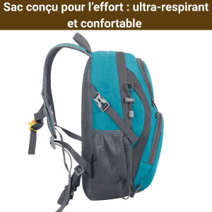 Sac à Dos Randonnée 20L – Léger & Respirant – Petit Sac Trekking Journée, Sport, VTT & Marche Nordique – Confort Homme Femme