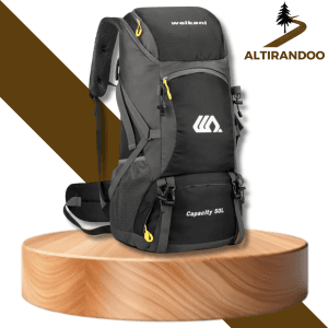Sac de Randonnée 50L – Haute Résistance – Sac à Dos Trekking Bivouac & Voyage – Multi-Poches, Dos Confort