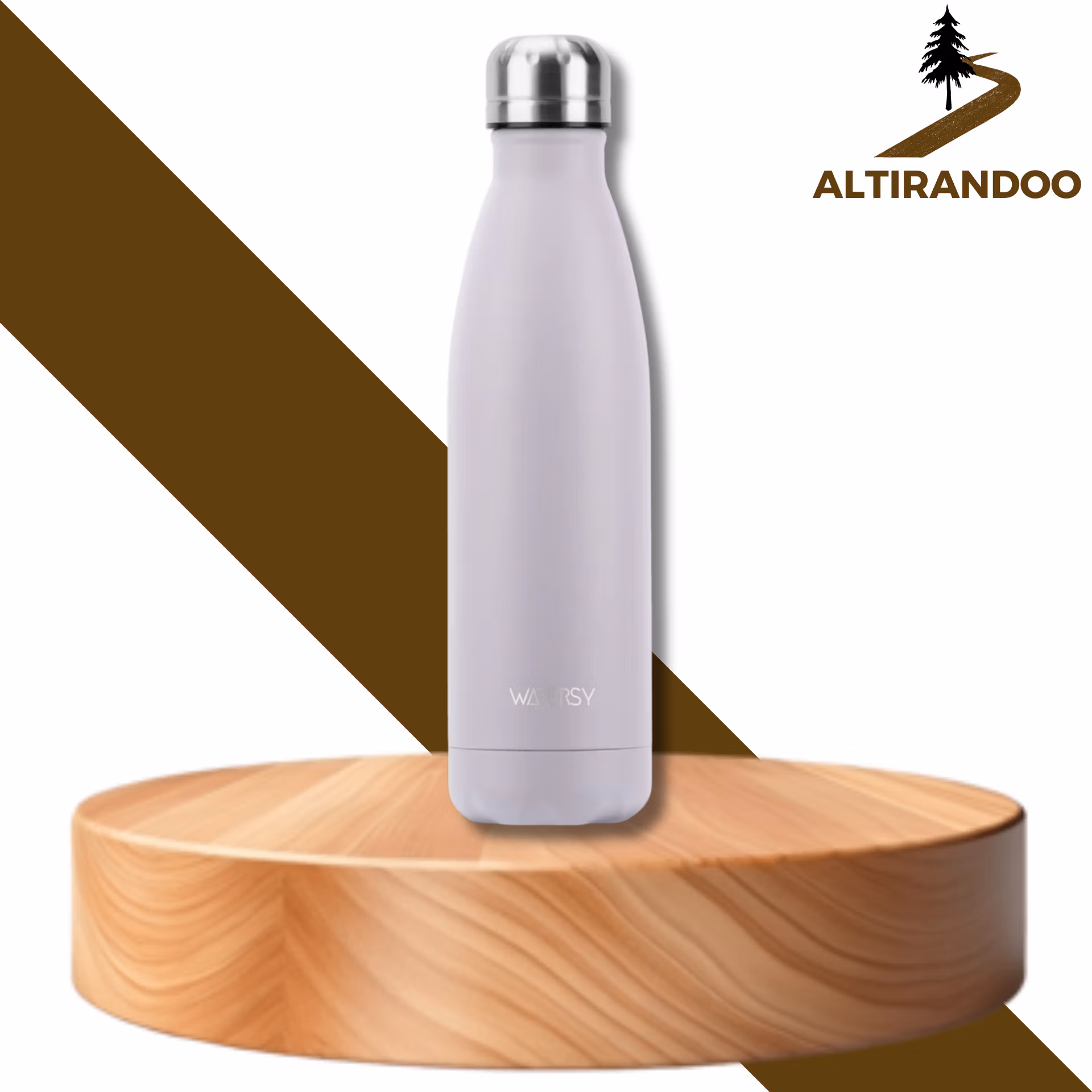 gourde inox violet clair