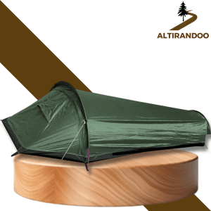 tente 1 place ultra légère vert