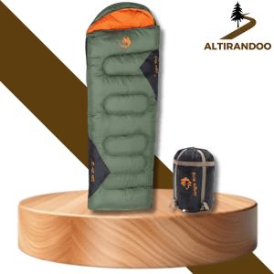 Sac de couchage grand froid vert