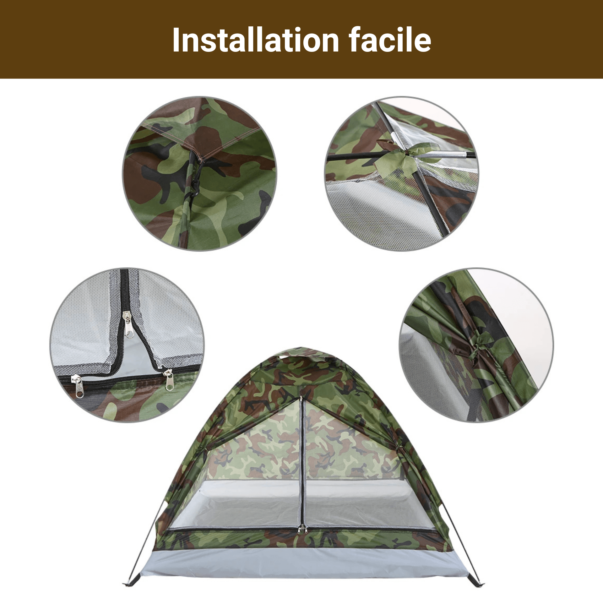 tente ultralight 2 places