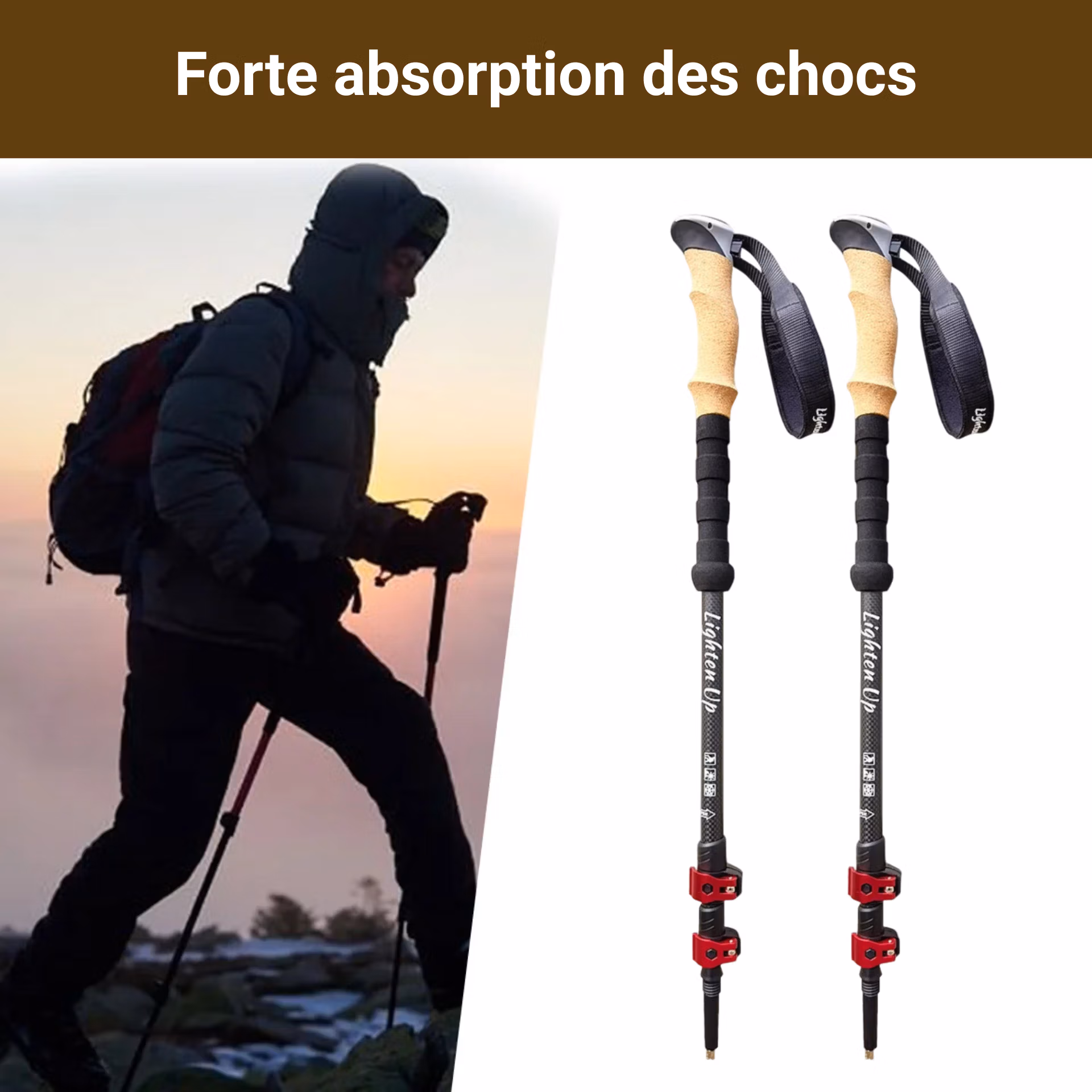 baton marche telescopique