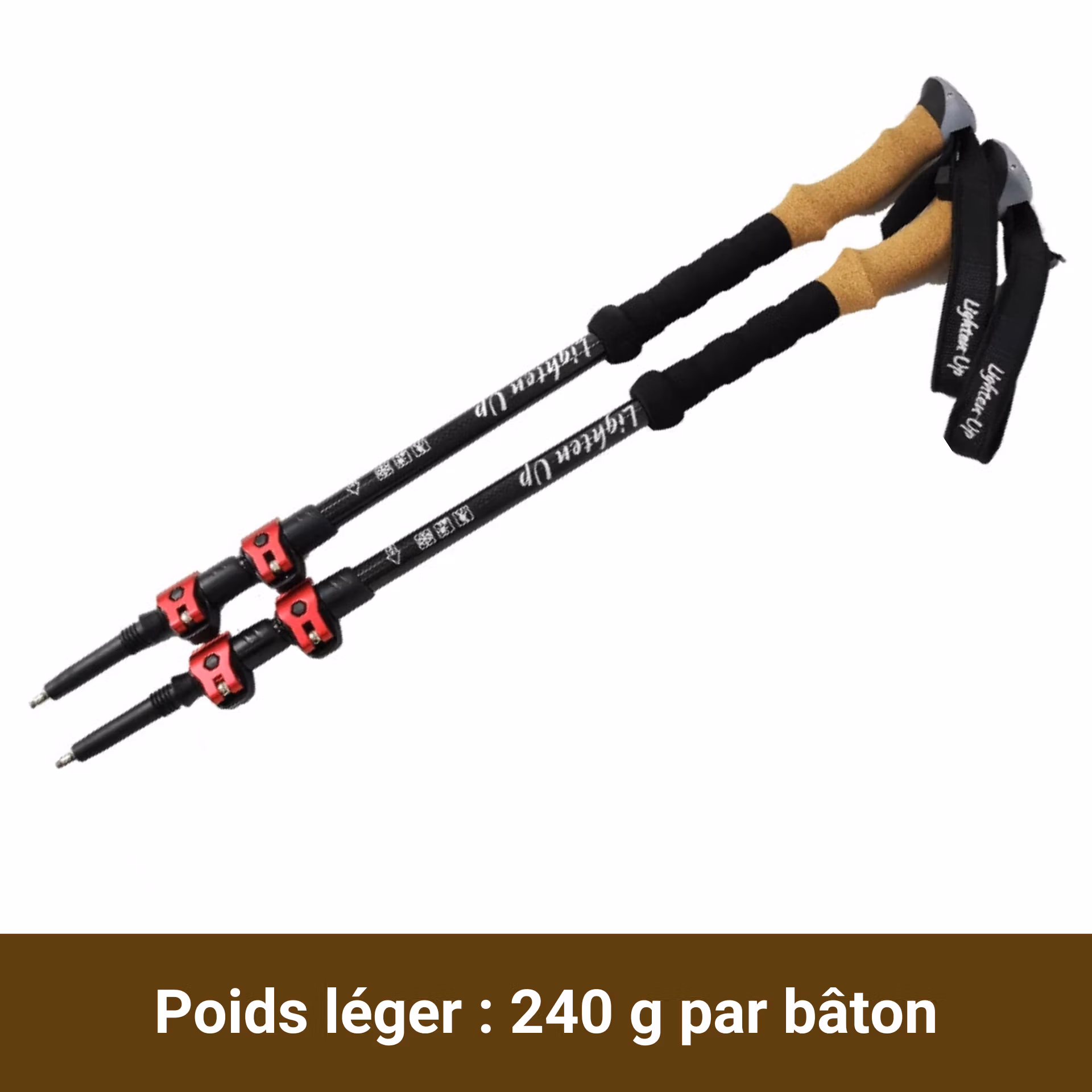 baton de randonnée téléscopique