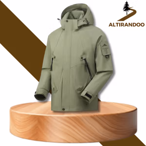 veste randonnée vert clair