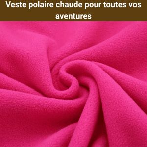 Veste Polaire Femme Chaude – Gilet Trekking Respirant, Blouson Randonnée Montagne – Confort Doux & Légèreté