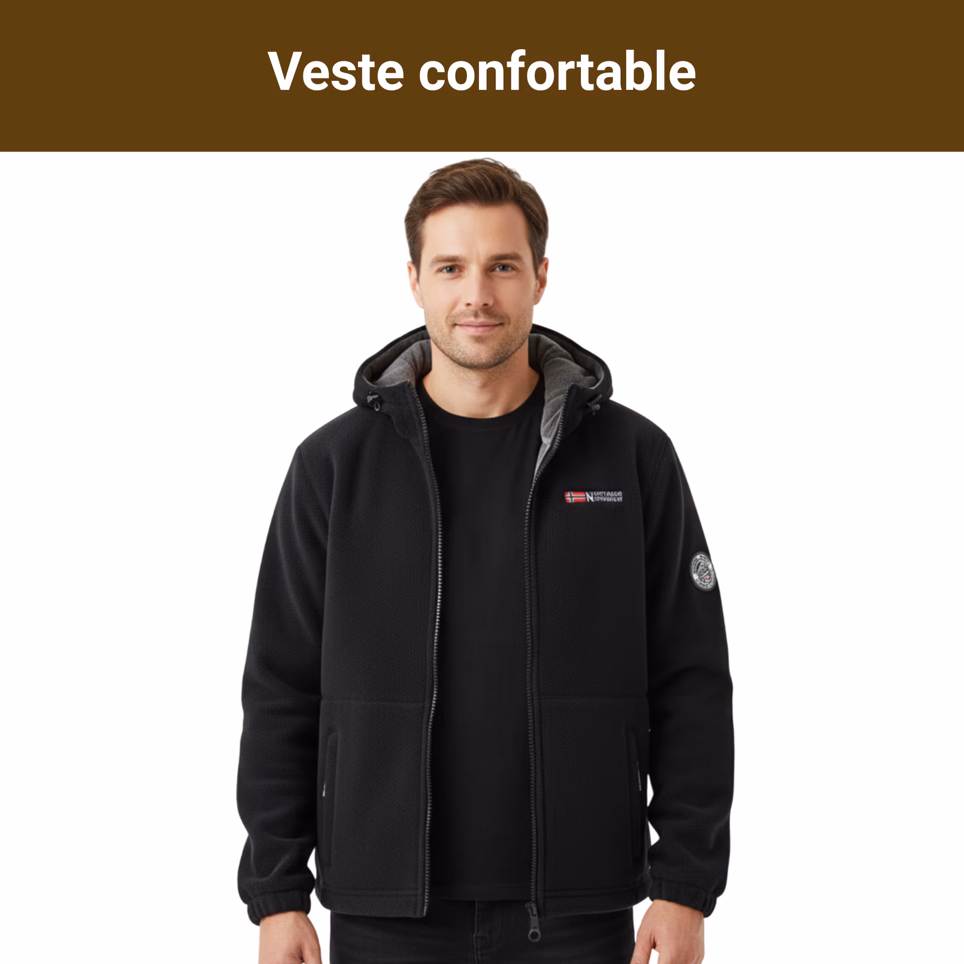 veste polaire pour homme