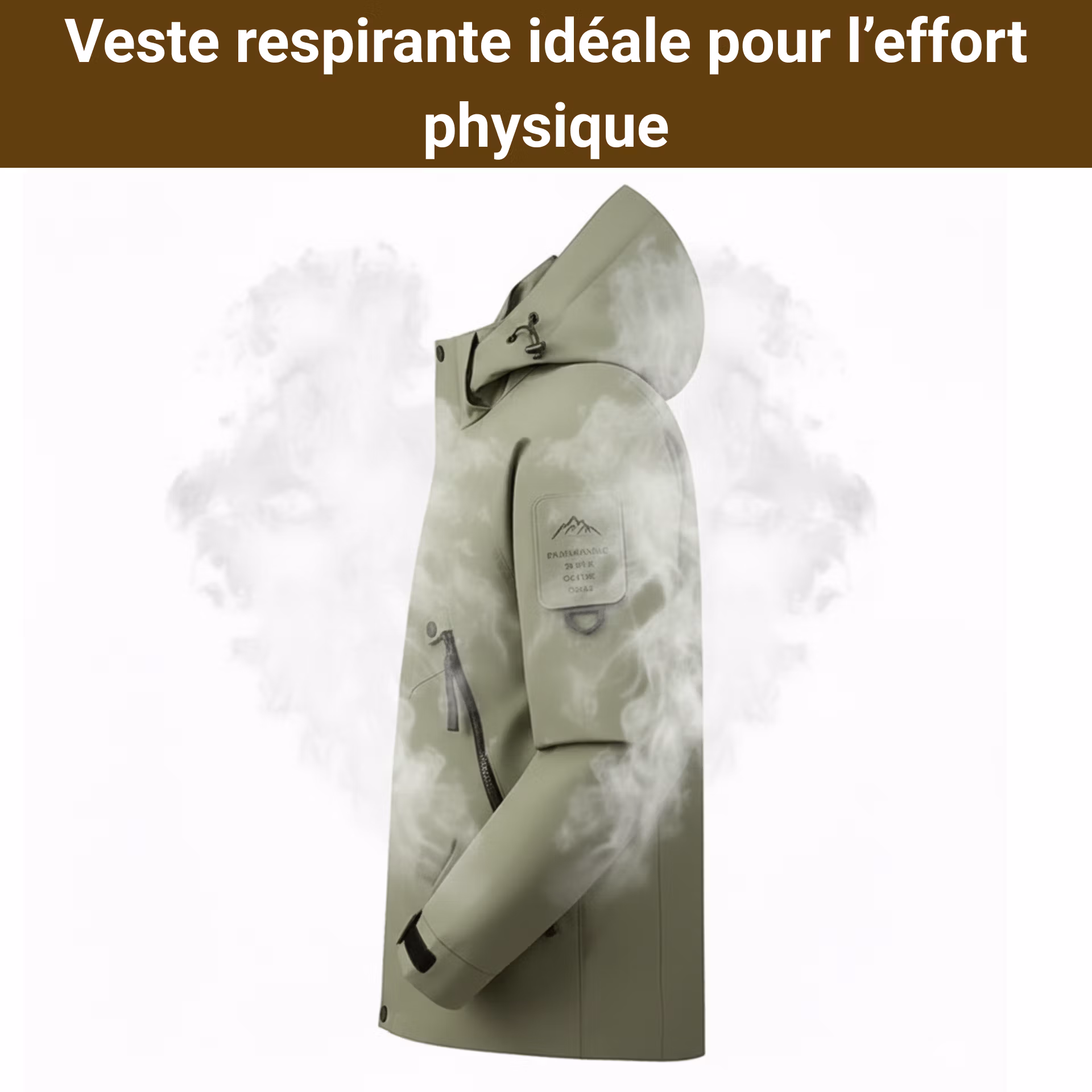 veste randonnée imperméable respirante homme