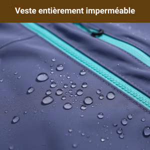 Veste Randonnée Mixte – Imperméable & Coupe-Vent – Veste Trekking Respirante