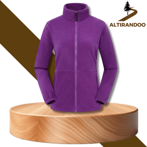 veste polaire femme violet