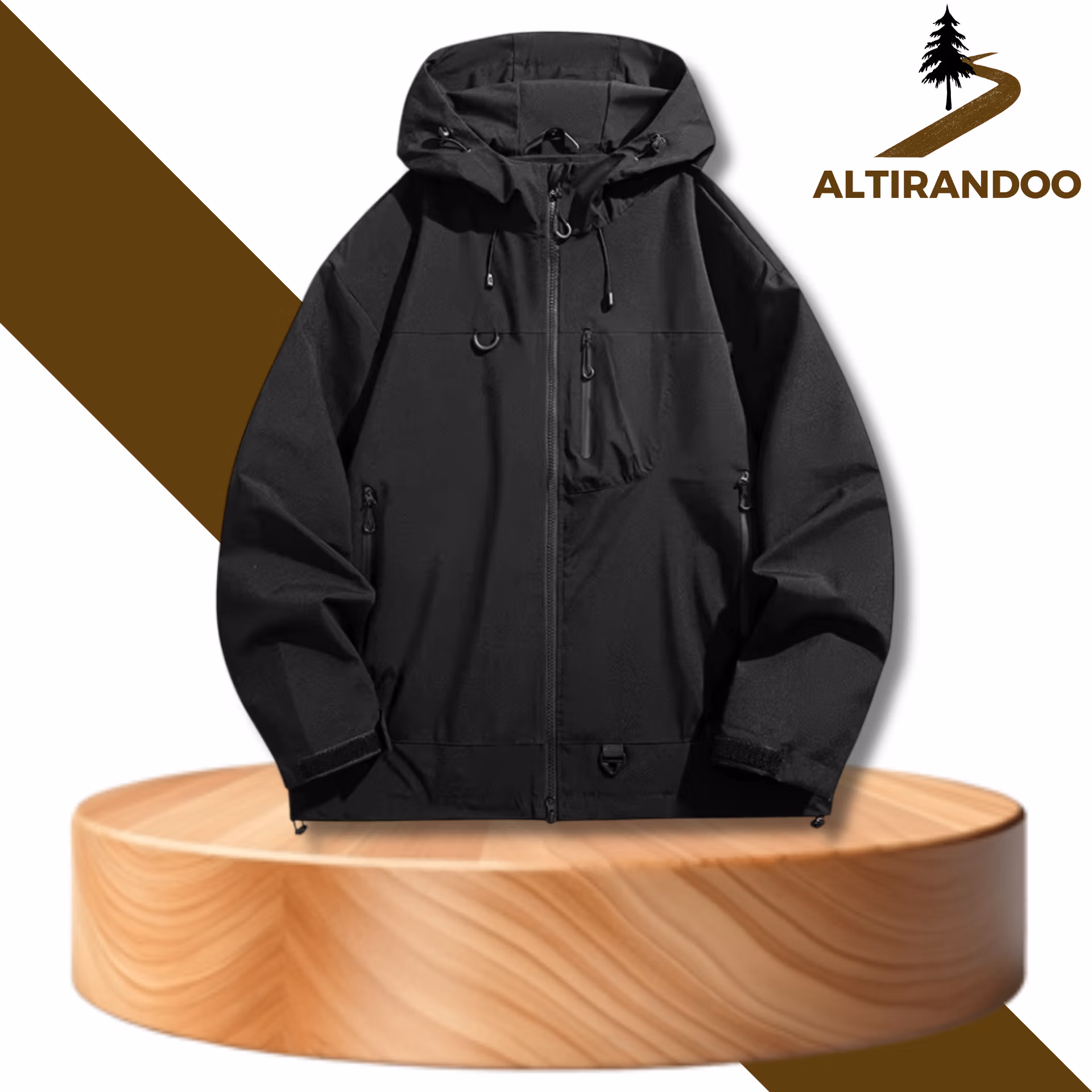 veste randonnée noire