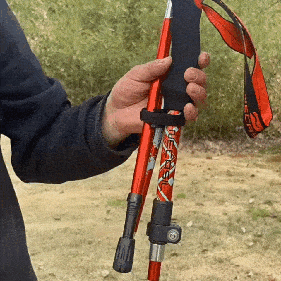 bâtons de marche pliables