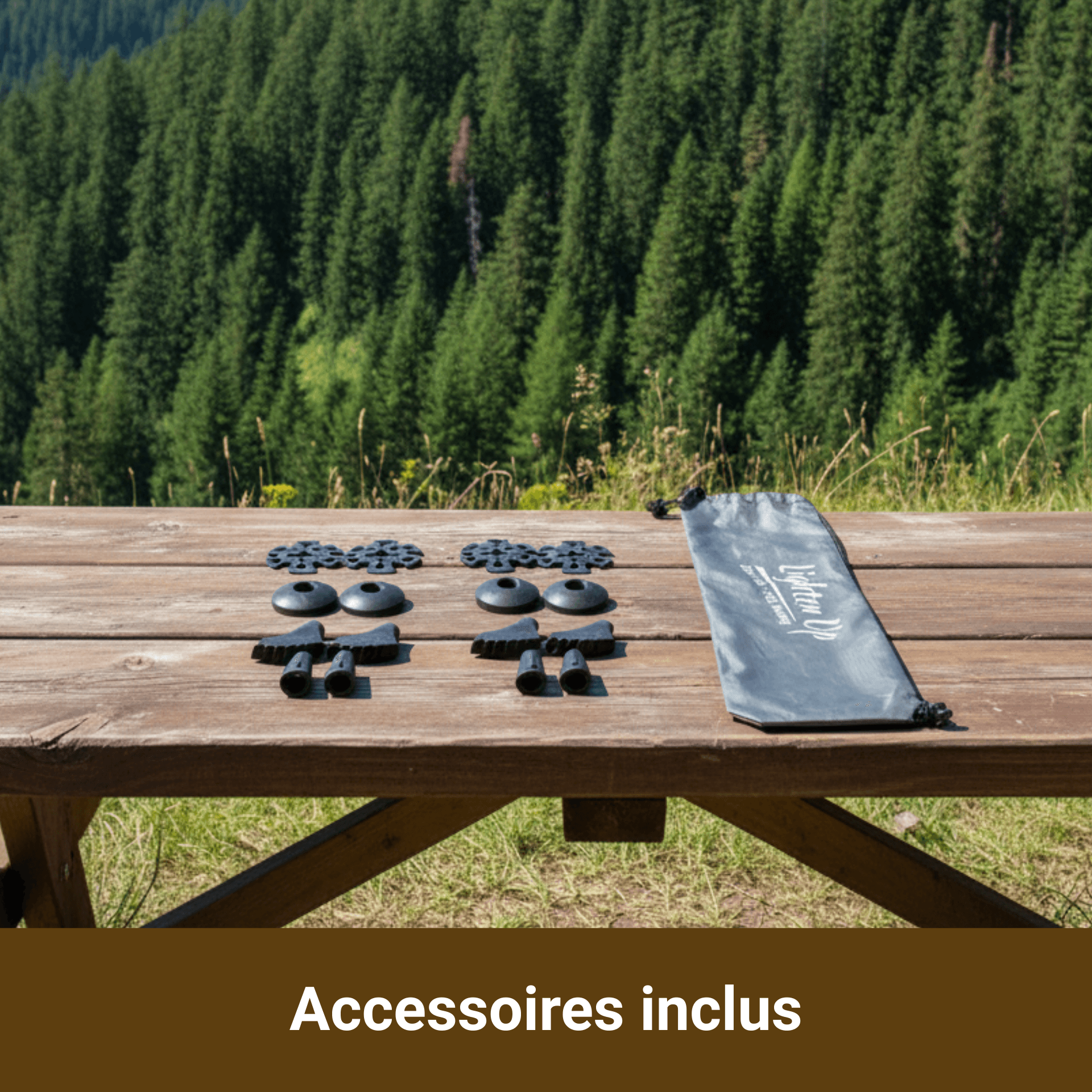 batons de randonnée pliables