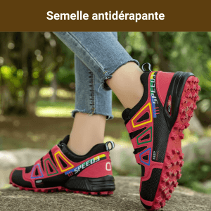 Chaussure Randonnée Basse Femme – Basket Marche & Trekking Légère, Semelle Adhérente & Confort – Idéal Outdoor