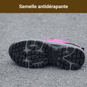 Chaussure Randonnée Basse Femme – Basket Marche & Trekking Légère, Semelle Adhérente & Confort – Idéal Outdoor