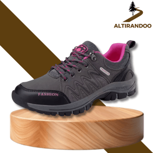 chaussure de randonnée basse femme gris